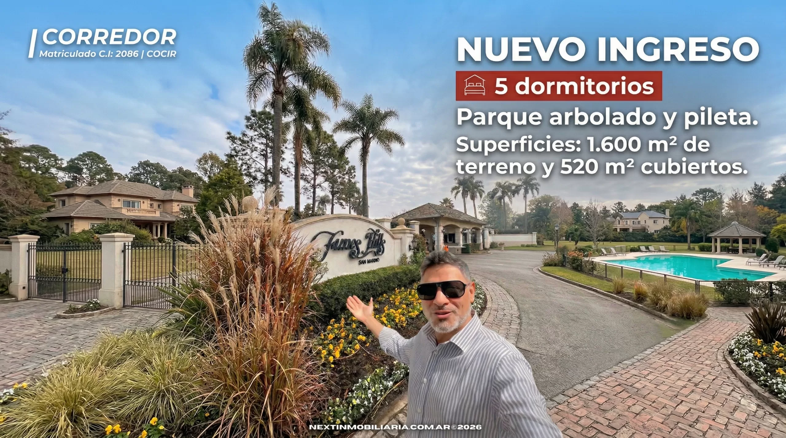VENTA DE CASA PREMIUM DE 5 DORMITORIOS SOBRE DOBLE LOTE EN FUNES HILLS SAN MARINO | PERMUTA